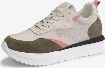 NoGRZ Sneakers laag 'W.Weeks ' in Beige: voorkant