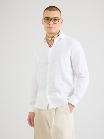 Dstrezzed Regular fit Πουκάμισο 'Jagger' σε λευκό: μπροστά
