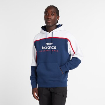 new balance Sweatshirt in Blue: front