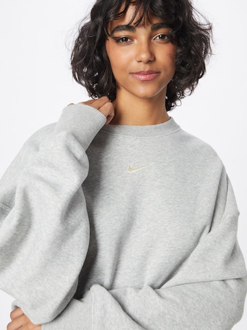 Nike Sportswear Sweatshirt 'Phoenix Fleece' in Grey