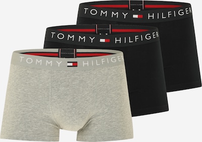 Tommy Hilfiger Underwear Μποξεράκι σε γκρι μελανζέ / κόκκινο / μαύρο / λευκό, Άποψη προϊόντος