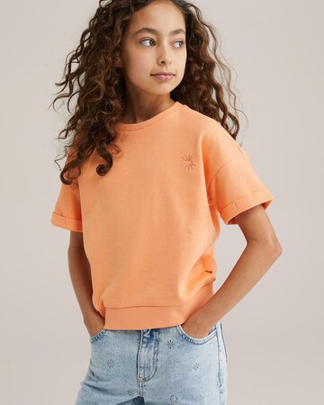WE Fashion - Sudadera en naranja: frente