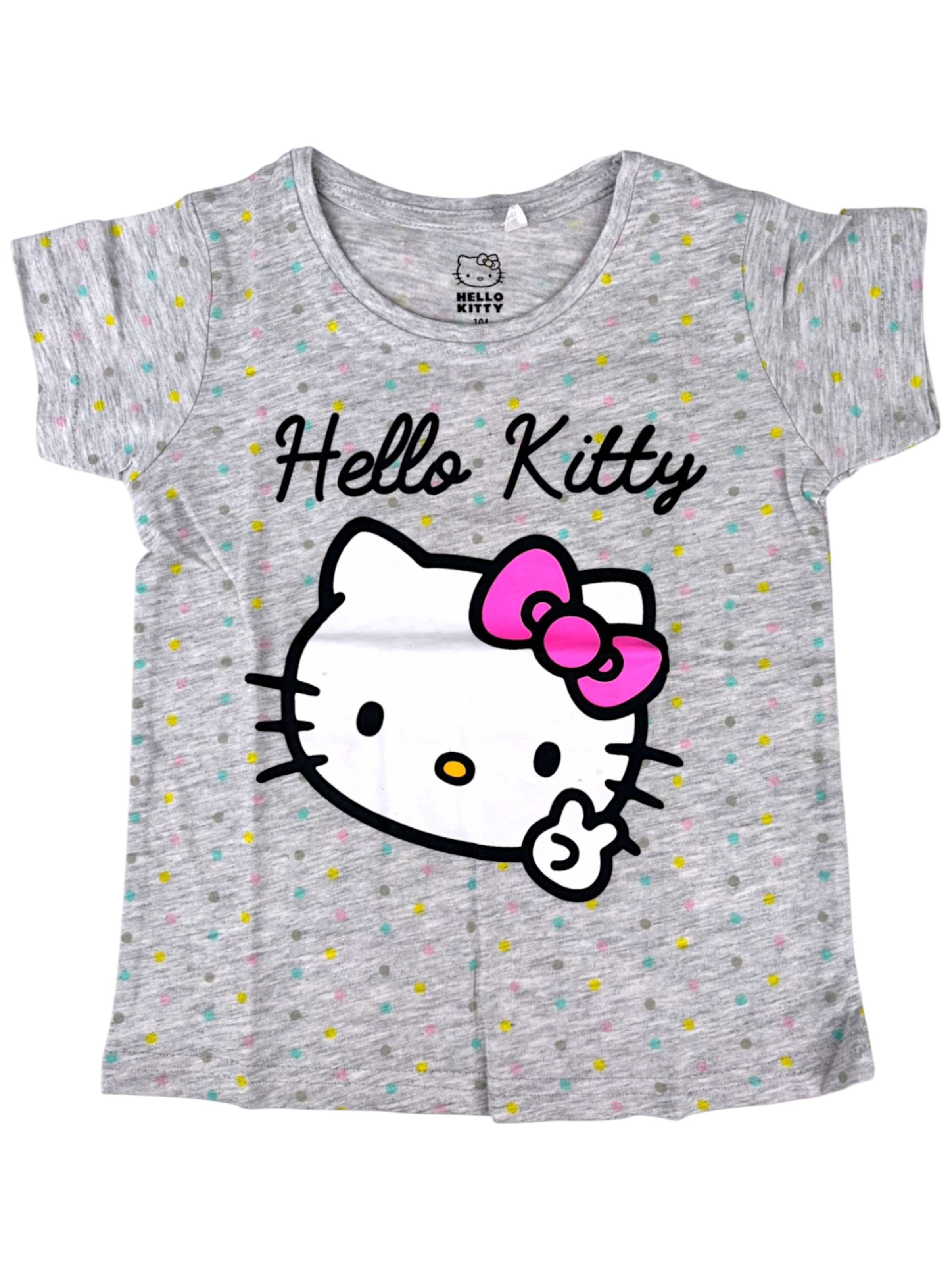 HELLO KITTY Shirt 'Hello Kitty T-Shirt' in Grey: front