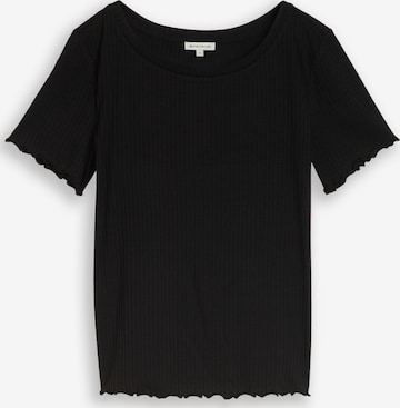 TOM TAILOR T-Shirt in Schwarz: Vorderseite