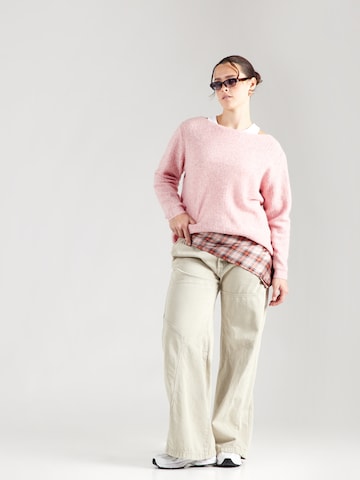 Vero Moda Curve Pullover 'VMCWENDY' in Pink
