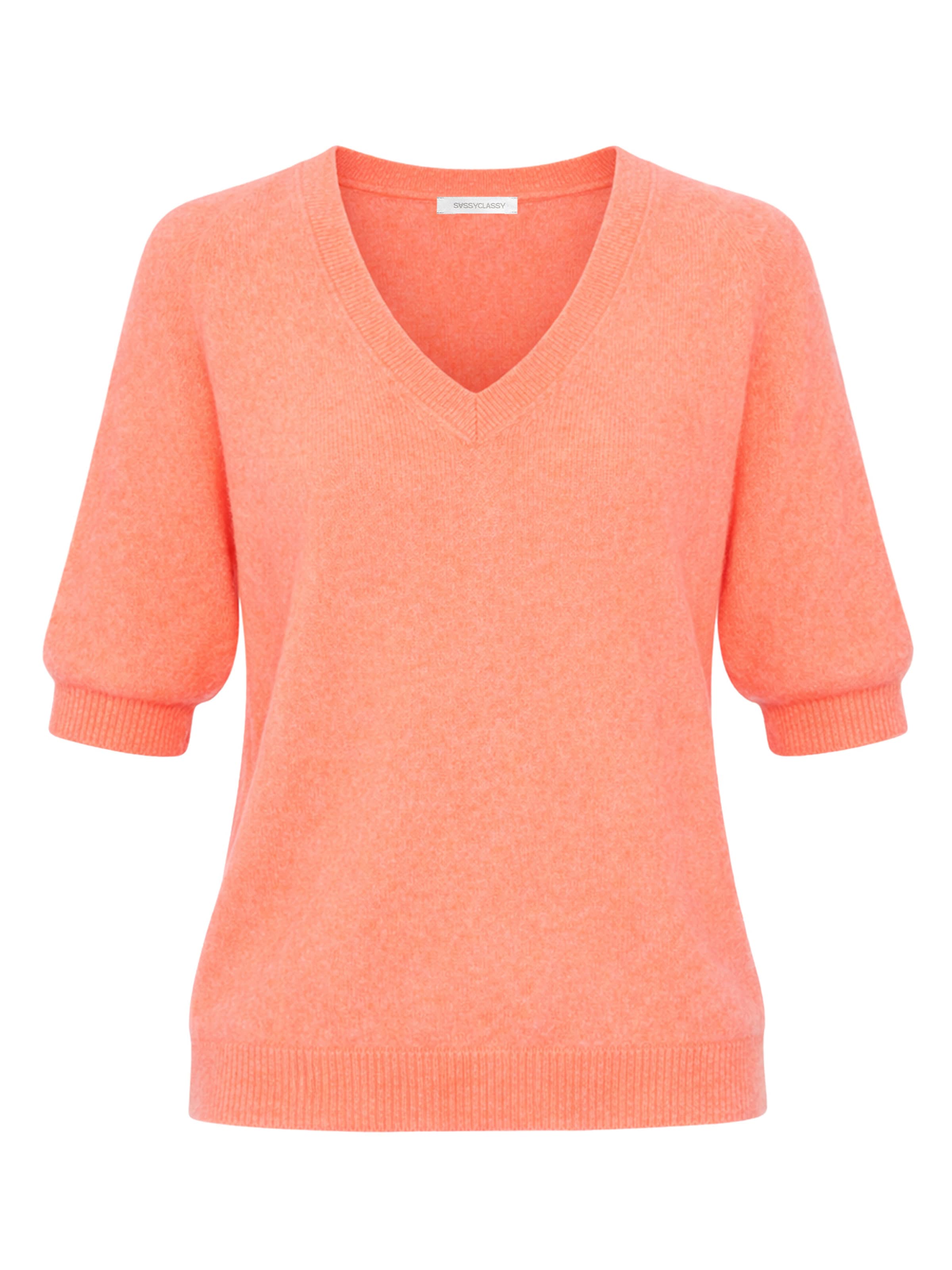 SASSYCLASSY Pullover‌‌‌‌‌‌‌‌‌‌ in Orange: Vorderseite