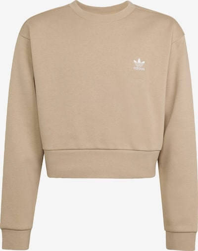 ADIDAS ORIGINALS Sweat-shirt en beige / blanc, Vue avec produit