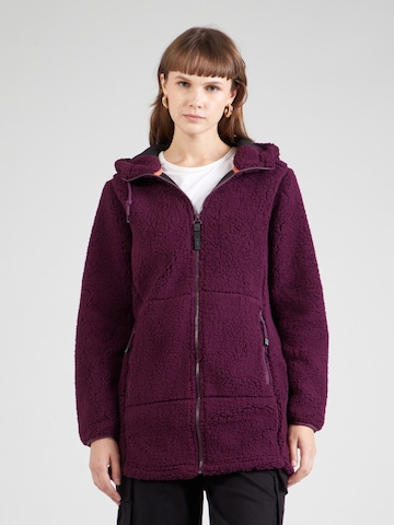 Veste en polaire fonctionnelle 'AGRA' ICEPEAK en violet : devant