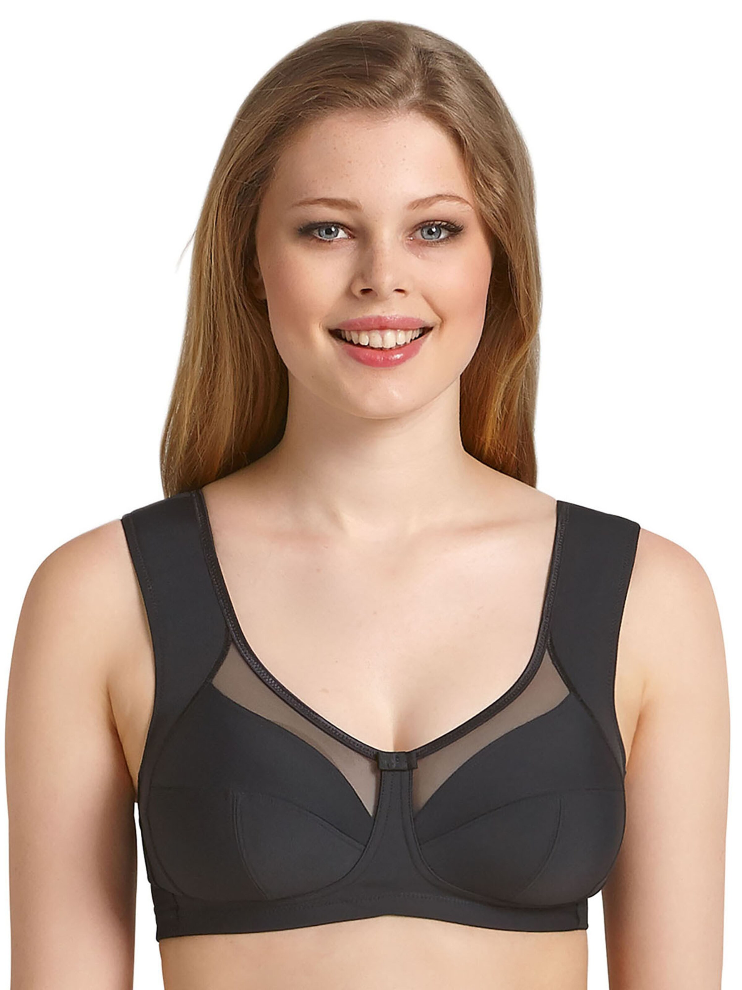 ANITA Minimiser Bra 'Clara' in Black: front