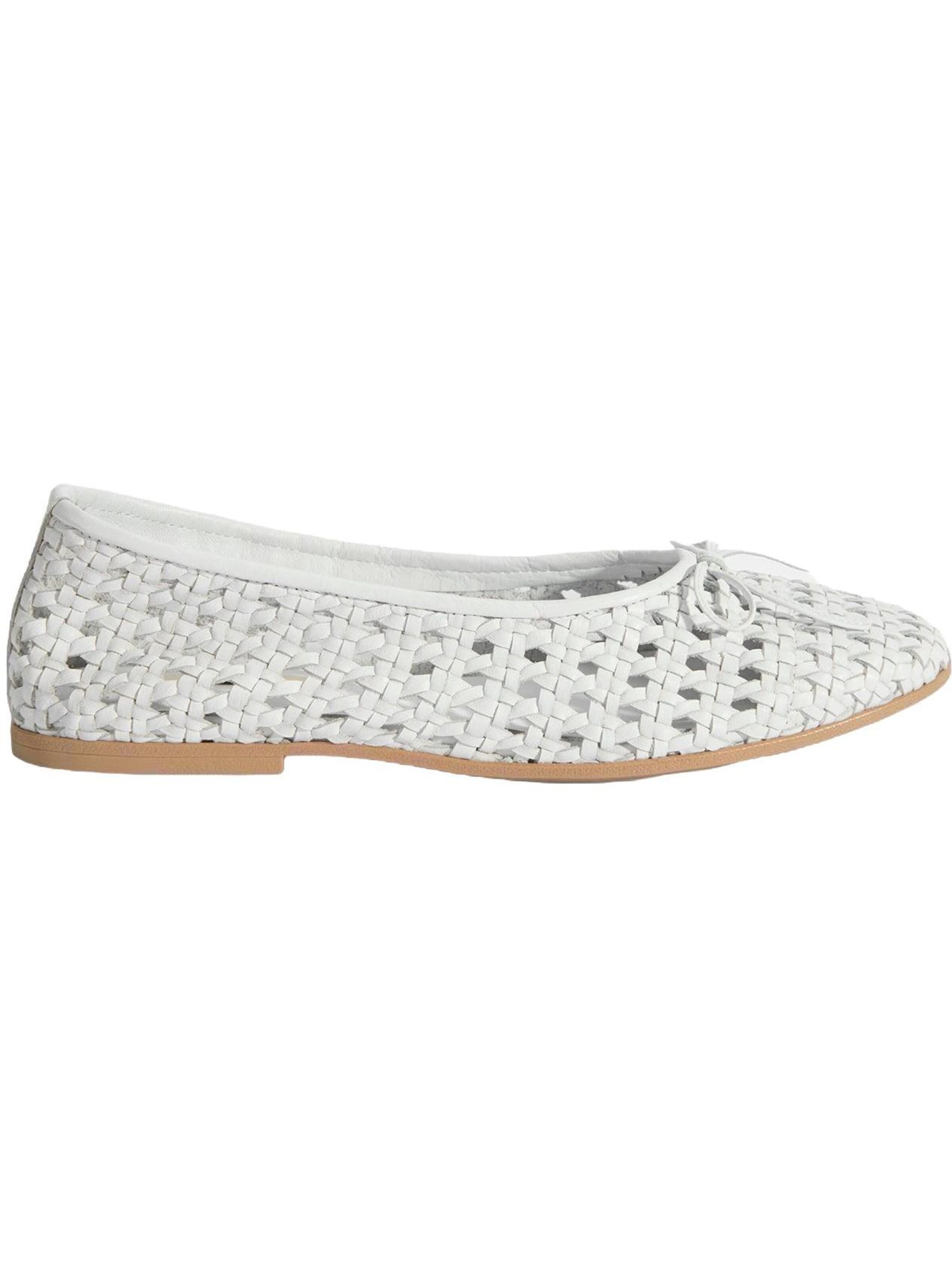 Desa Ballet Flats 'Ballettschuhe' in White