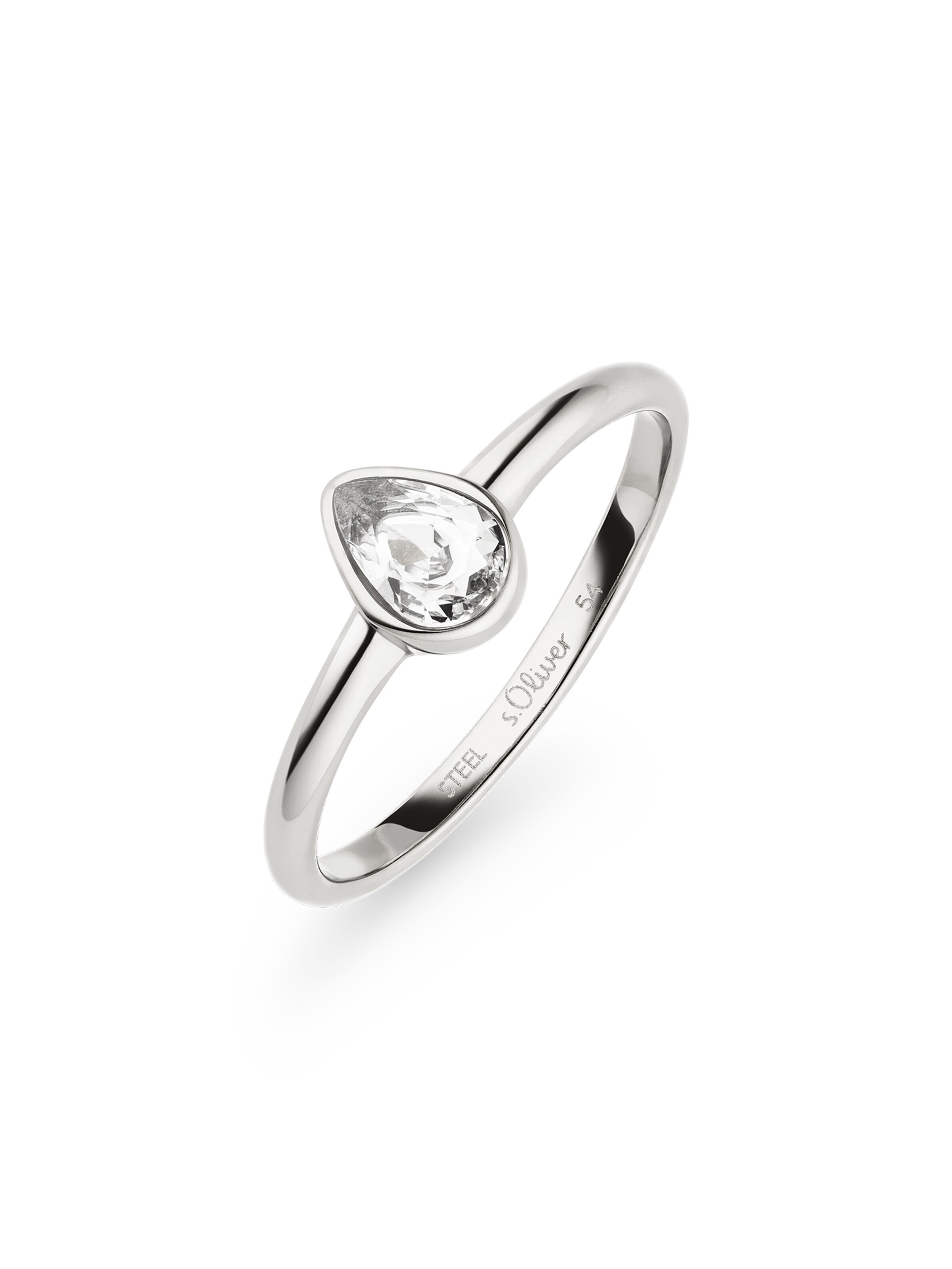 s.Oliver Ring in Silber: Vorderseite