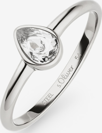 s.Oliver Ring in Silber: Vorderseite