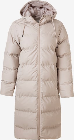 Weather Report Outdoor Coat in Beige: front