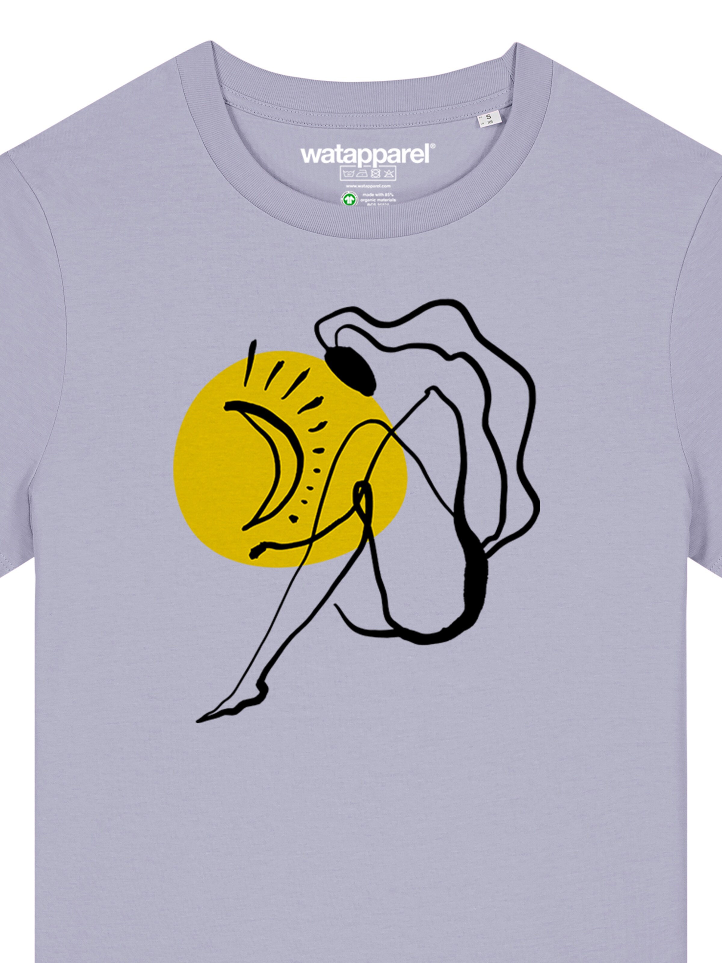 Maglietta 'Self love' di Watapparel in lilla