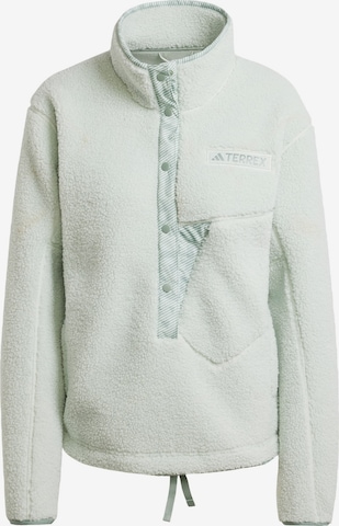 ADIDAS TERREX Αθλητική μπλούζα φούτερ 'Xploric' σε πράσινο: μπροστά