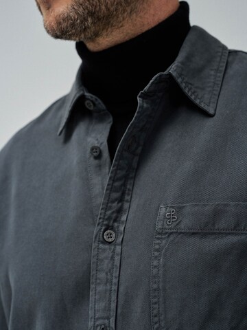 Salsa Jeans Regular Fit Hemd in Grau