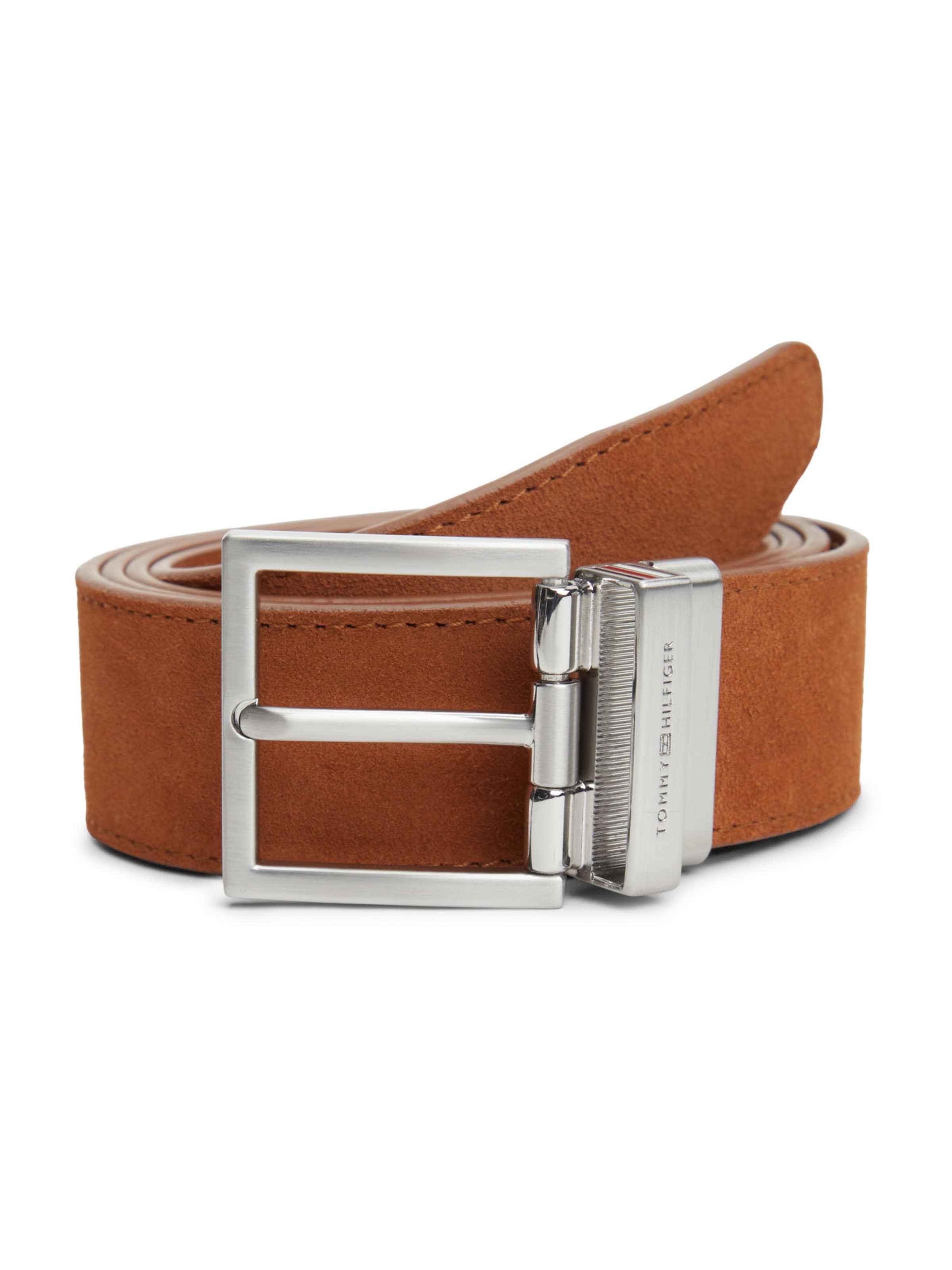 TOMMY HILFIGER Vyö 'Hudson' värissä ruskea: etupuoli