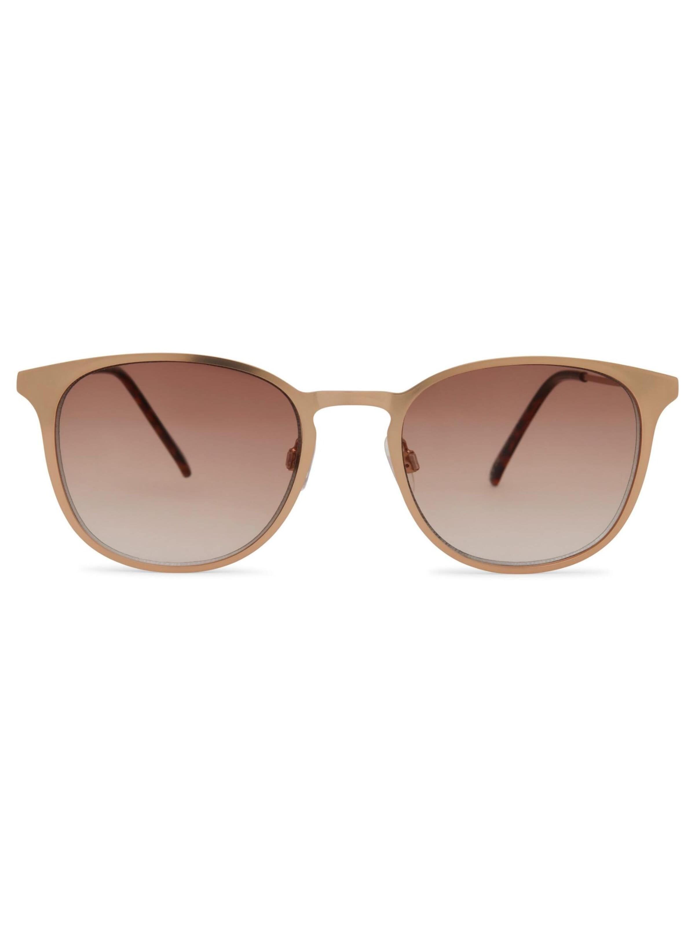Maxte Sunglasses 'Slim Cat' in Brown: front