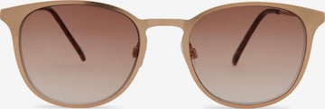Maxte Sunglasses 'Slim Cat' in Brown: front