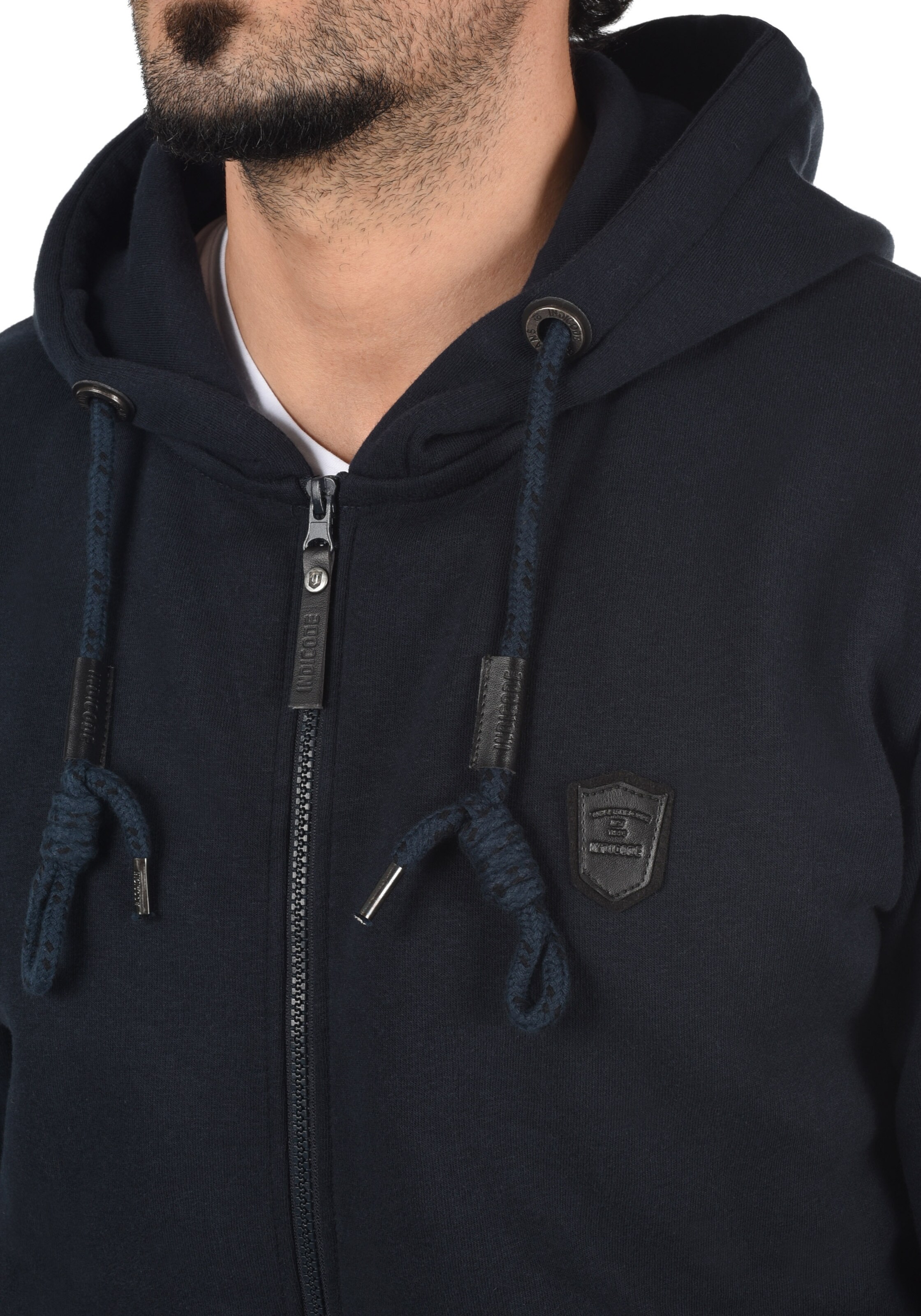 INDICODE JEANS Sweatvest in Blauw