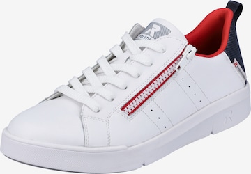 Baskets basses Rieker EVOLUTION en blanc : devant