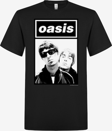 T-Shirt 'Oasis- Noel & Liam Boxed Photo T-Shirt' Oasis en noir : devant