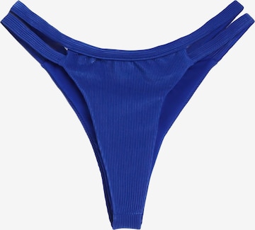 Bershka Bikini nadrágok - kék: elől