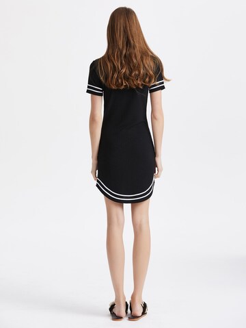 AIKI KEYLOOK Letní šaty 'Firefly' – černá