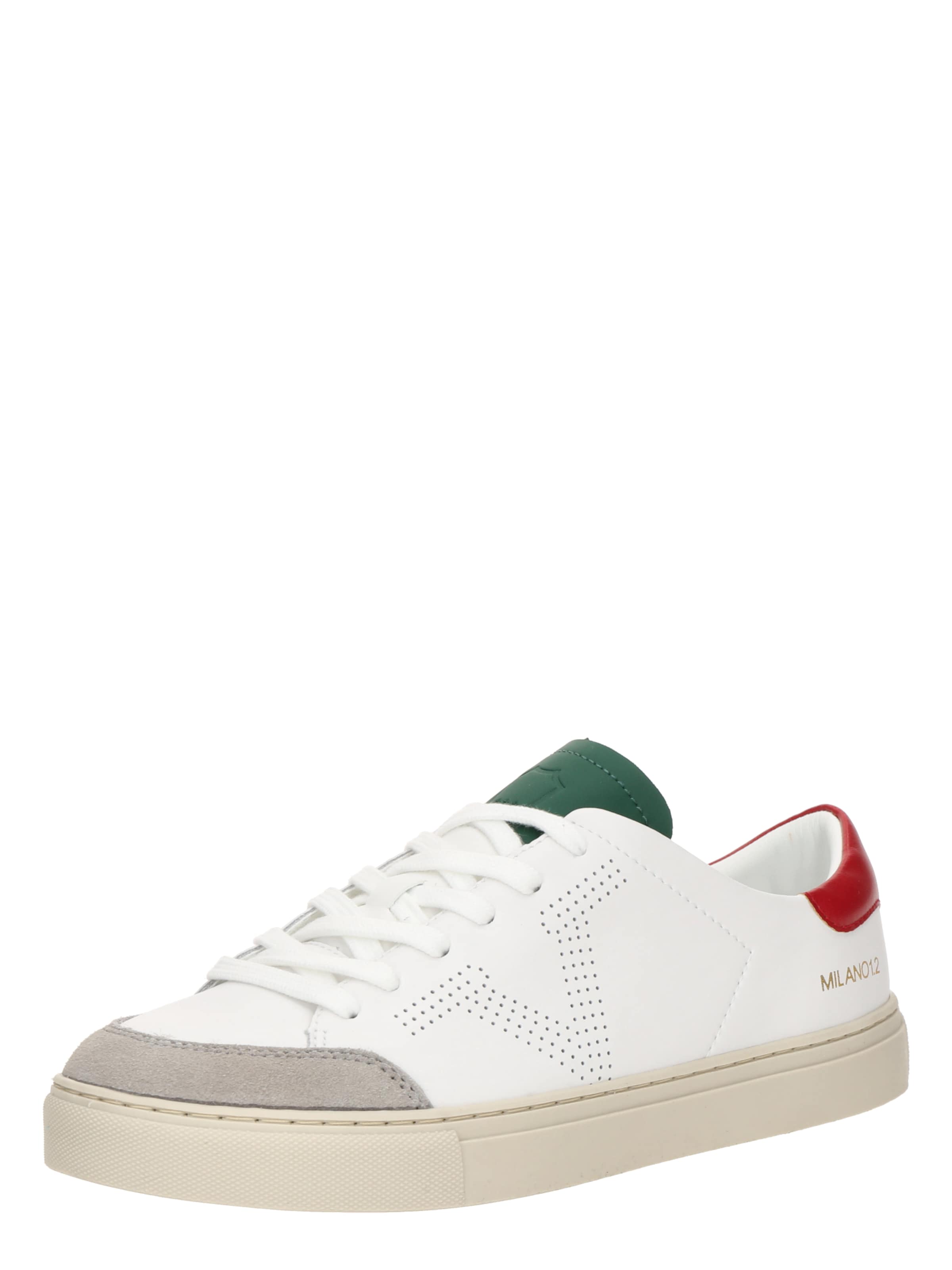 19V69 ITALIA Platform trainers 'OLE' in White: front