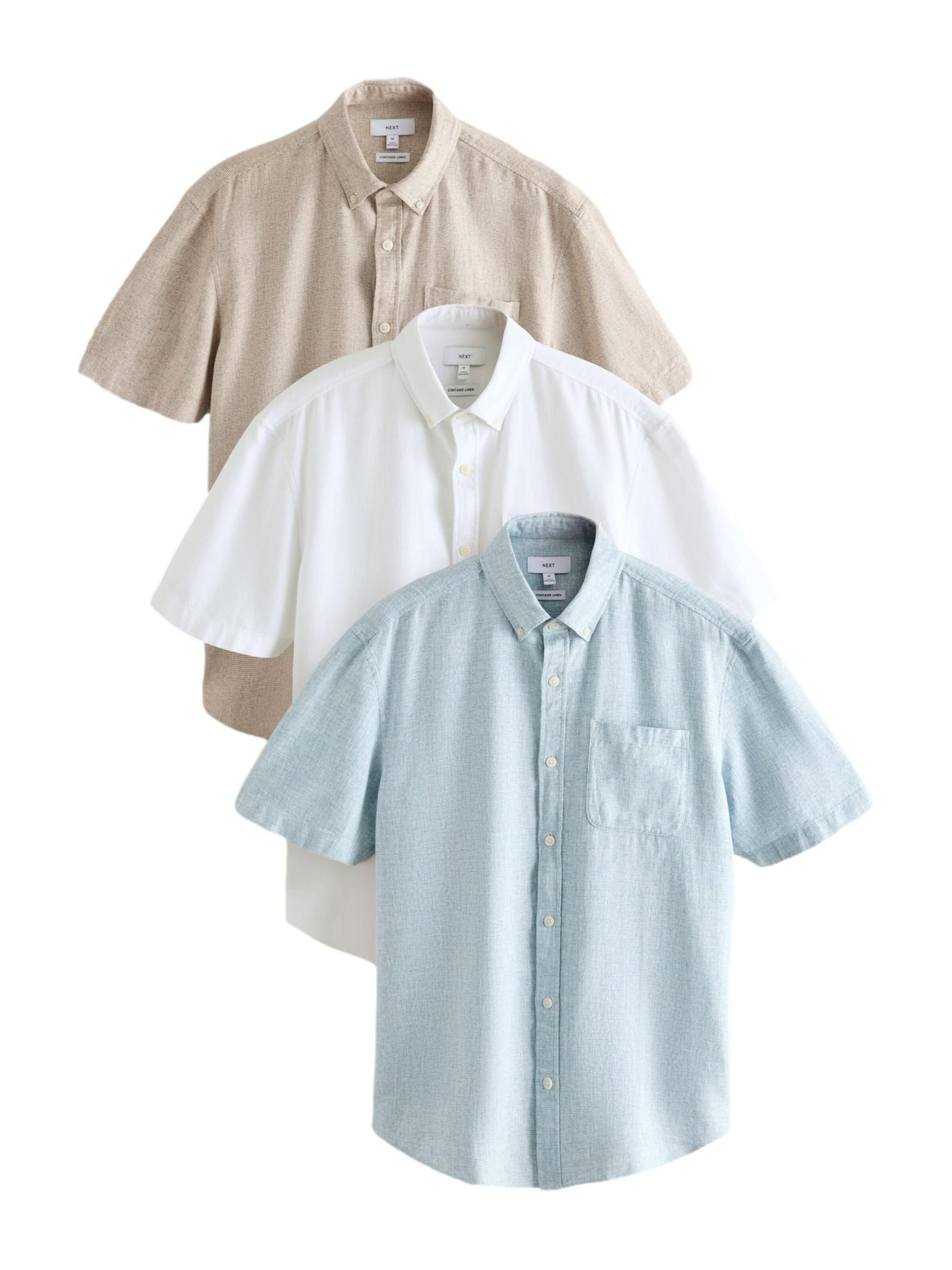 Next Krekls, krāsa - nebalināts / debeszils / balts, Preces skats