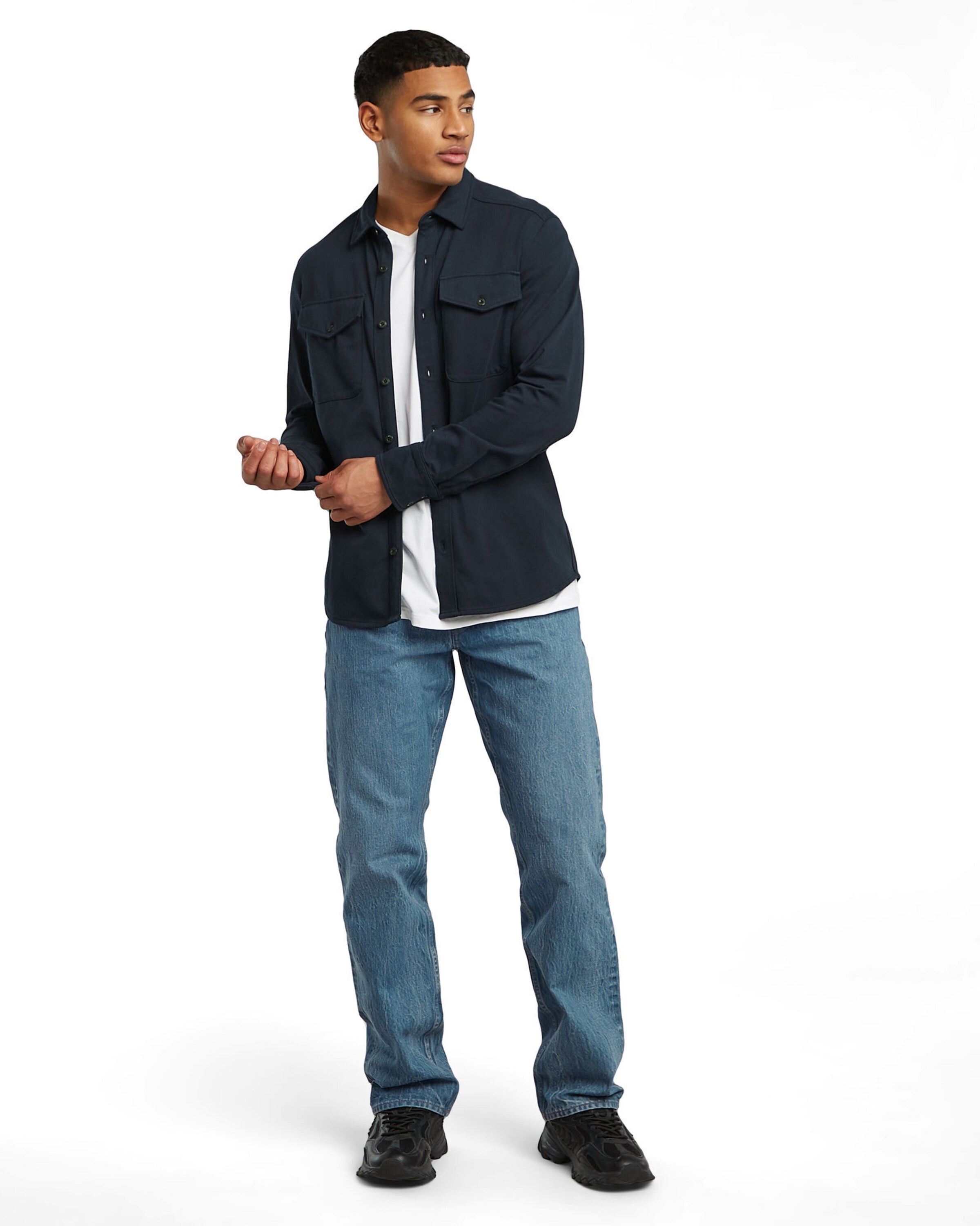 G-STAR Regular fit Button Up Shirt in Blue