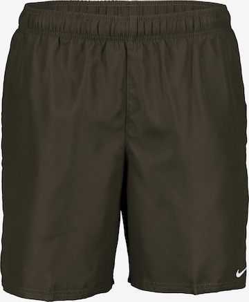 Maillot de bain de sport 'Essential' Nike Swim en marron : devant