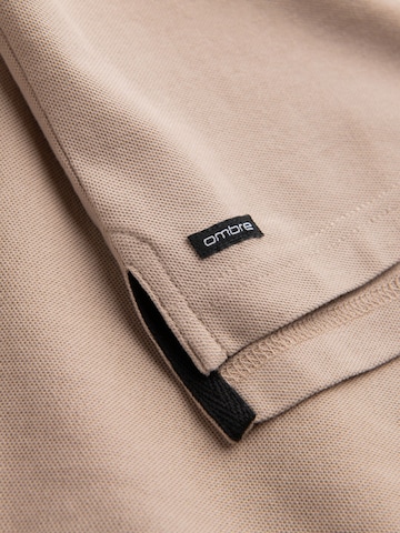 Ombre Shirt in Beige