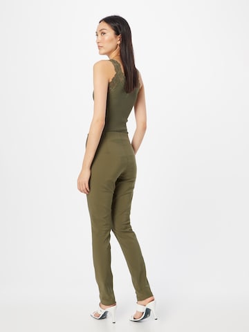 Coupe slim Pantalon rosemunde en vert