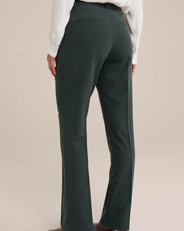 WE Fashion Boot cut Trousers in Green