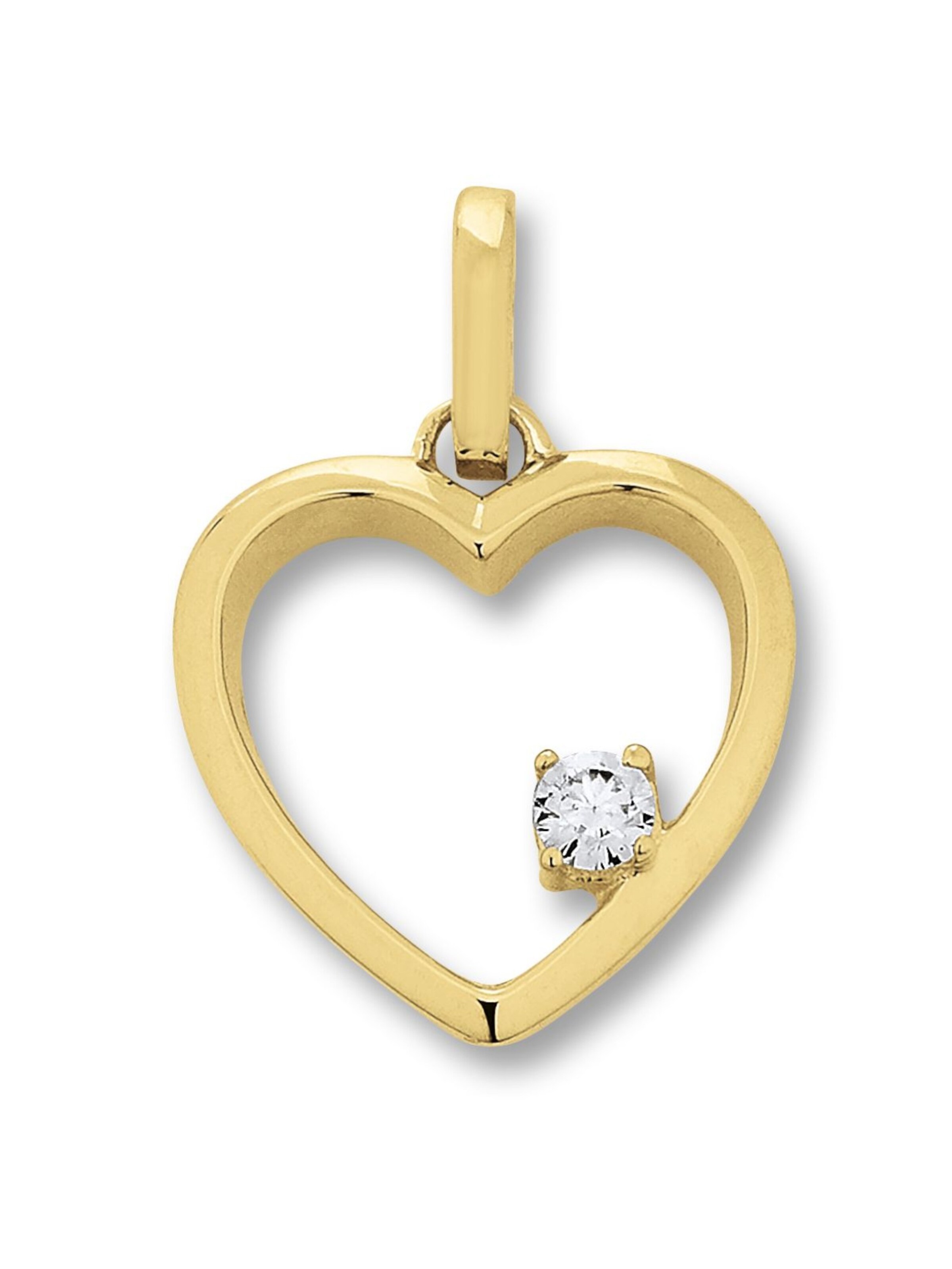 ONE ELEMENT Pendant 'Herz' in Gold