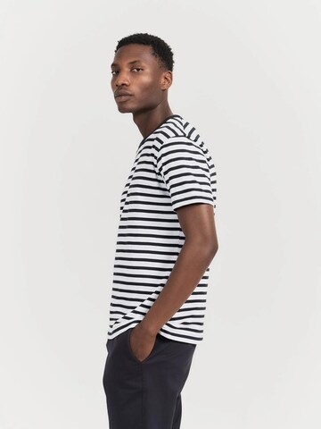 SANVT Shirt 'The Striped T-Shirt'‌‌‌‌‌‌‌‌‌‌ in Weiß