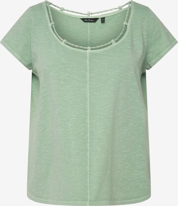 Ulla Popken Shirt in Groen: voorkant