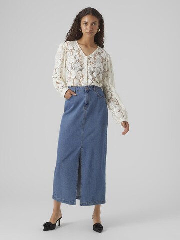 VERO MODA Bluse in Weiß