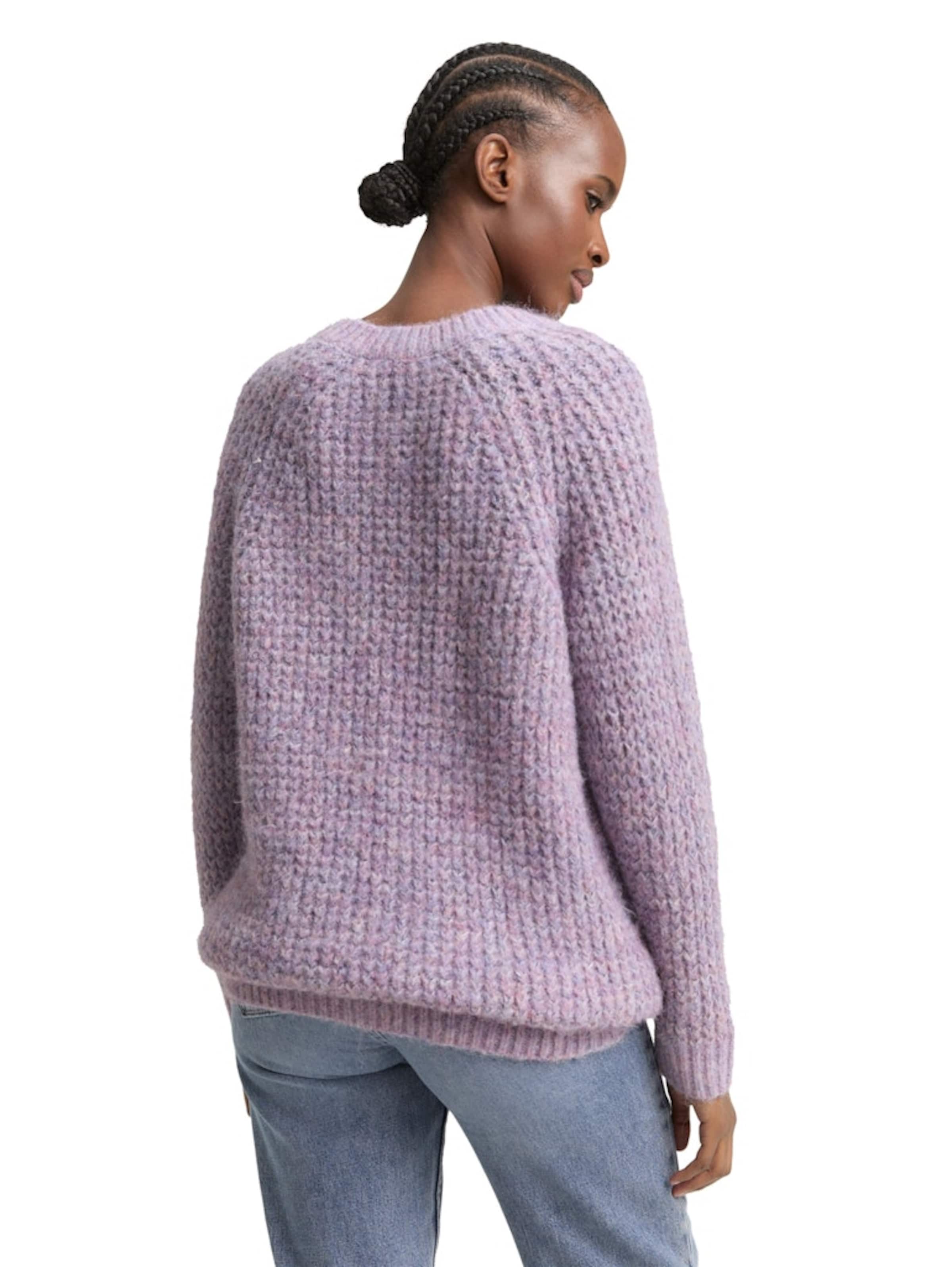 TOM TAILOR DENIM Pullover in Lila