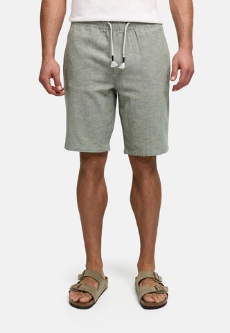 INDICODE JEANS Regular Chino 'Lino' in Groen: voorkant