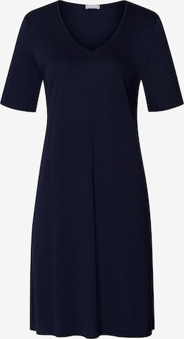 Hanro Nachthemd 'Cotton Silk' in Blauw: voorkant