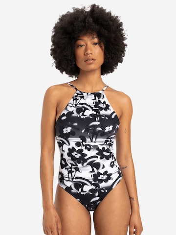 Bustier Maillot de bain 'Love Blows' QUIKSILVER en noir : devant