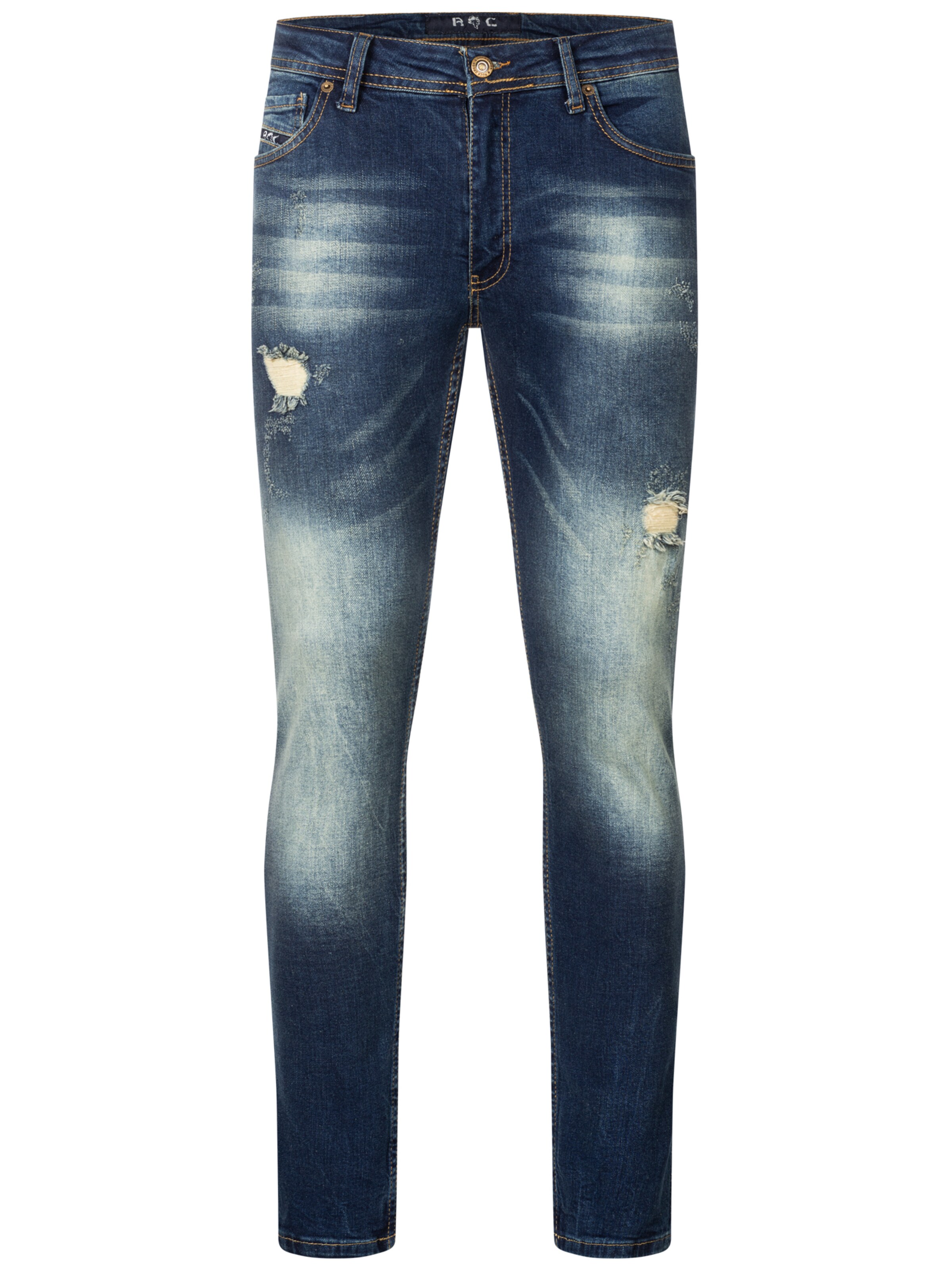 Rock Creek Slimfit Jeans in Blau: Vorderseite