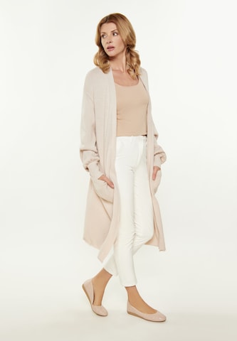 Usha - Abrigo de punto en beige