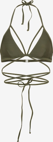 LSCN by LASCANA Треугольник Верх бикини в Зеленый: спереди