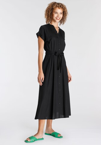Tamaris Shirt Dress in Black