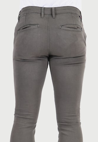 Le Temps Des Cerises Regular Chino Pants 'JOGG' in Grey