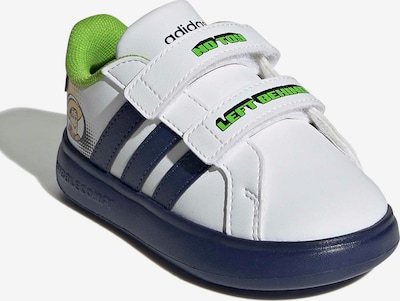 20 dydžio Sportbačiai 'Grand Court Toy Story CF I' iš ADIDAS SPORTSWEAR, spalva – tamsiai mėlyna / šviesiai žalia / balta, Prekių apžvalga
