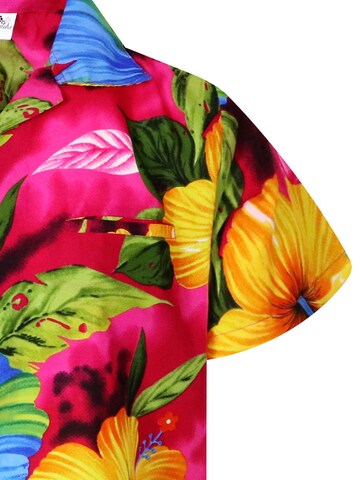 Maglietta 'Big Flower' di King Kameha in rosa